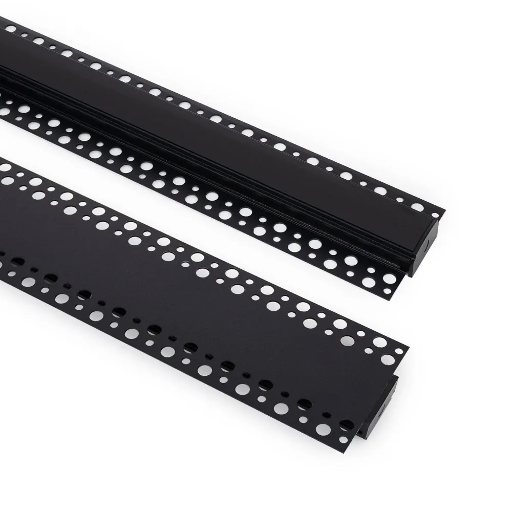 Profils en aluminium encastrés dans plâtre pour bandes LED de 20 mm