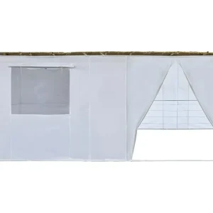 Souccah en Kit NINA ajustable 5 x 3 m - 4 Rouleaux de canisse en bambou et 5 tasseaux de bois