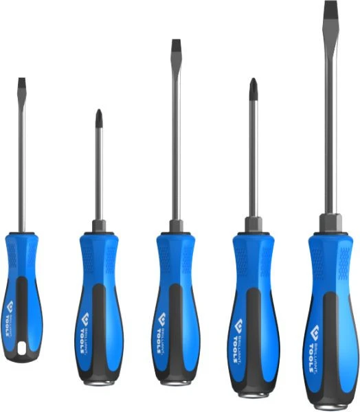 Brilliant Tools Jeu de tournevis avec capuchon à impact 5 pièces fendu PH Phillips BT031020 acquérir à bas prix