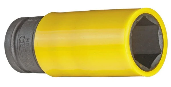Douille de tournevis électrique GEDORE 1/2'' avec douille de protection hexagonale forme longue 22 mm ja...