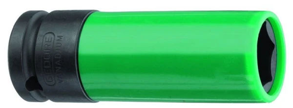 Douille de tournevis électrique GEDORE 1/2'' avec douille de protection hexagonale forme longue 22 mm ja...