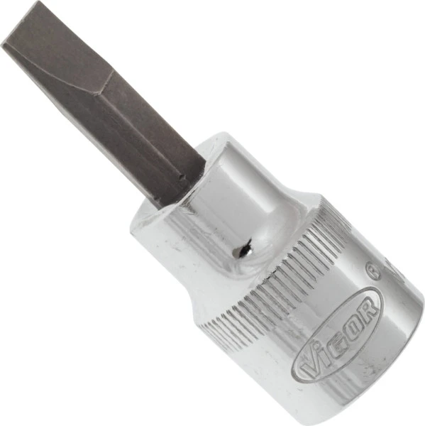 Embout de tournevis VIGOR carré creux 10 mm (3/8") profil à fente 1 x 7 mm V2287N magasiner à bas prix
