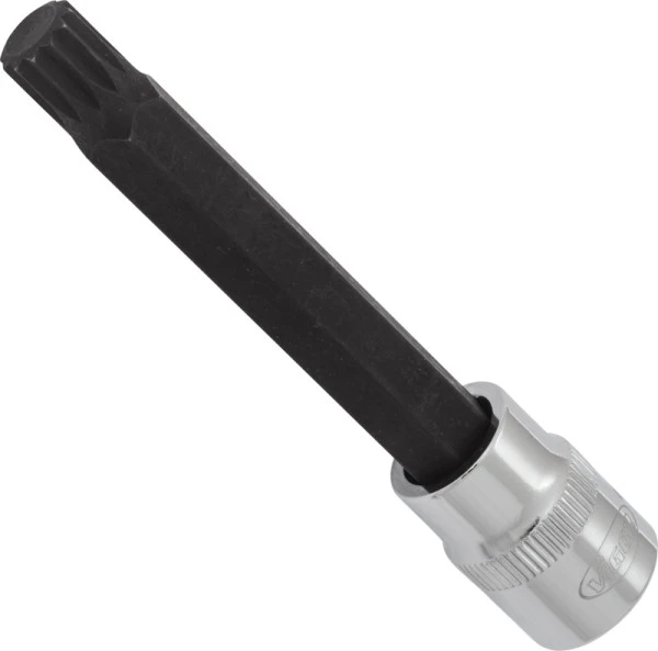 Embout de tournevis VIGOR carré creux 10 mm (3/8") profil cannelé interne XZN M10 longueur : 93 mm pour commande...
