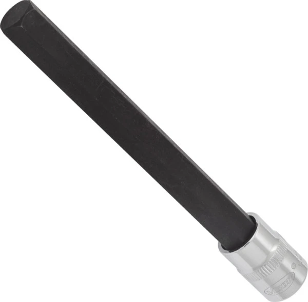 Embout de tournevis VIGOR carré creux 10 mm (3/8") profil six pans intérieur 6 mm longueur : 133 mm pour commande...