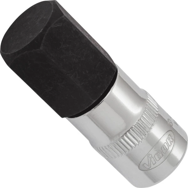 Embout de tournevis VIGOR carré creux 10 mm (3/8 pouce) profil à six pans intérieurs 17 mm V6139 commander à bas prix