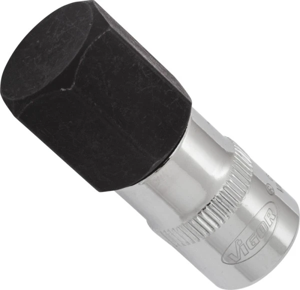 Embout de tournevis VIGOR carré creux 10 mm (3/8 pouce) profil six pans intérieur 19 mm V6140 se fournir à bas prix