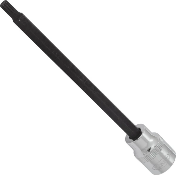Embout de tournevis VIGOR carré creux 10 mm (3/8 pouce) profil cannelé interne XZN M5 longueur : 133 mm pour commande manu...