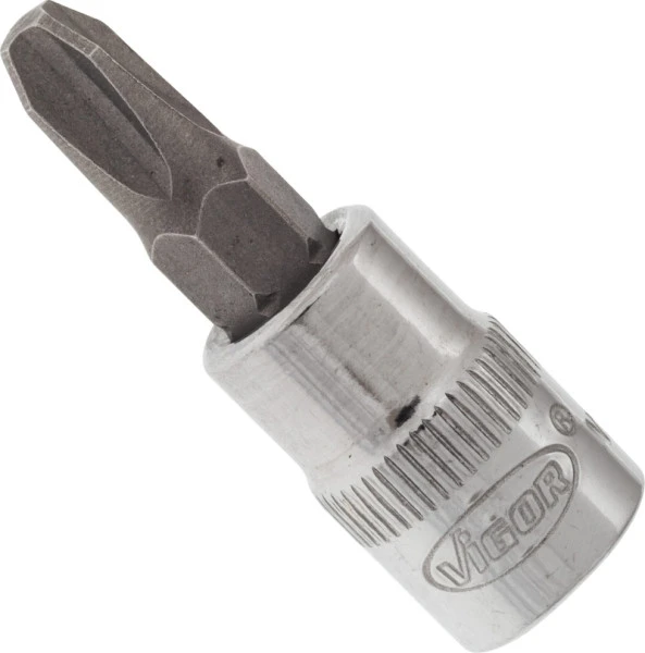 Embout de tournevis VIGOR carré creux 63 mm (1/4 pouce) profil Phillips PH PH3 V2438N magasiner à bas prix