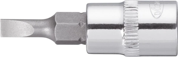 Embout de tournevis VIGOR carré creux 63 mm (1/4 pouce) profil à fente 08 x 4 mm V2427N magasiner à bas prix