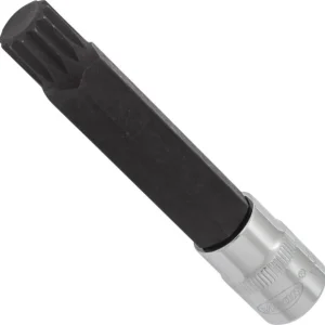 Embout de tournevis VIGOR carré creux 10 mm (3/8 pouce) profil cannelé interne XZN M14 longueur : 93 mm pour commande manu...