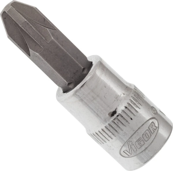 Embout de tournevis VIGOR carré creux 63 mm (1/4 pouce) profil Pozidriv PZ PZ3 V2441N se fournir à bas prix