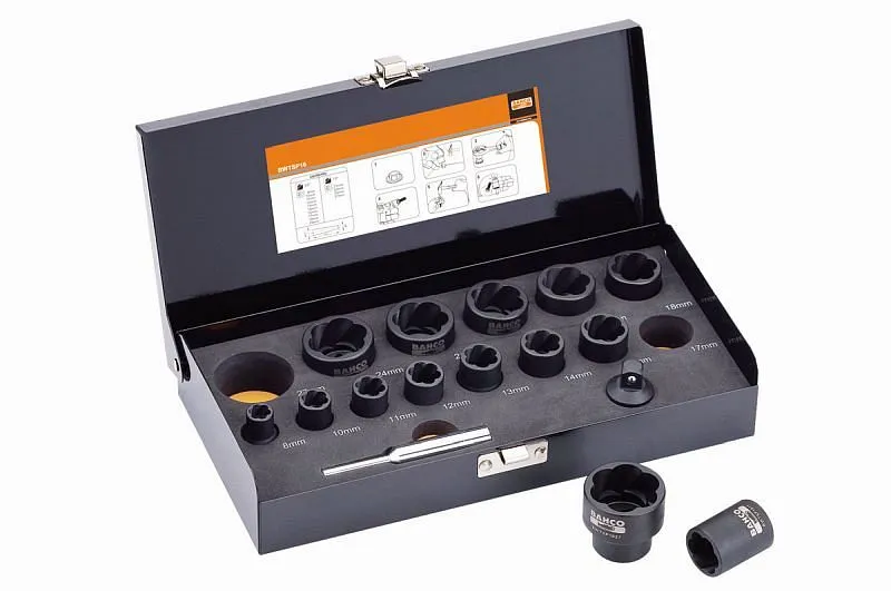 Jeu de douilles à choc Bahco 16 pièces 3/8" + 1/2" BWTSP16 obtenir à bas prix