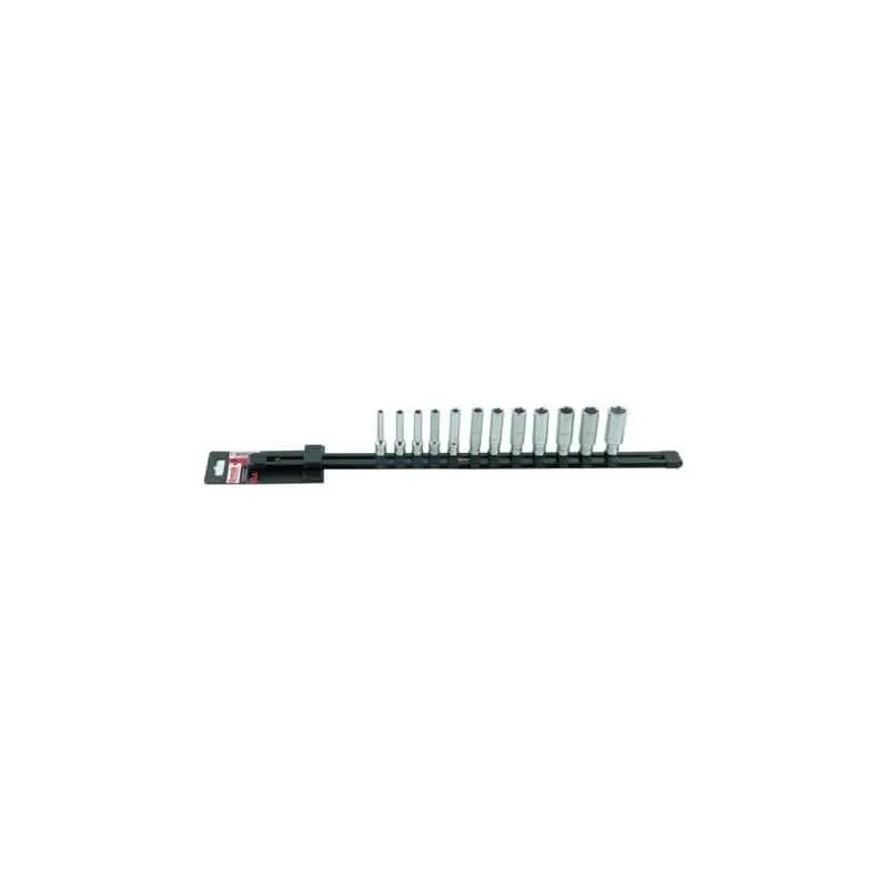 Jeu de 12 douilles longues 1/4" 6 PANS 9481012101 MOB