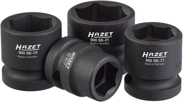 Jeu de douilles tournevis Hazet carré creux 125 mm profil de traction à six pans creux 13 17 19 21 900SK/4 se procurer à b...