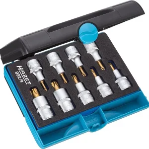 Jeu de douilles tournevis Hazet TORX® carré creux 125 mm profil intérieur TORX® T20 - T60 nombre d'outils : 9 992...