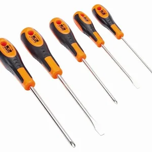 Jeu de tournevis Bahco 5 pièces à fente + PH 604-5 commander à bas prix
