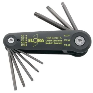 Jeu de tournevis cruciformes ELORA TORX® 8 pièces 9-40 mm 162S-KKTX 0162500105100 se fournir à bas prix