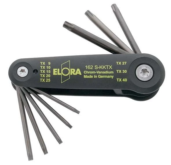 Jeu de tournevis cruciformes ELORA TORX® 8 pièces 9-40 mm 162S-KKTX 0162500105100 se fournir à bas prix