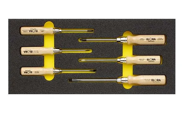 Jeu de tournevis d’atelier ELORA 6 pièces OMS-16 0000411601000 se fournir à bas prix