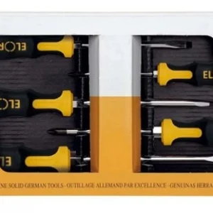 Jeu de tournevis ELORA fente et Phillips 5 pièces 582 S5-K-2 0582520505502 se fournir à bas prix