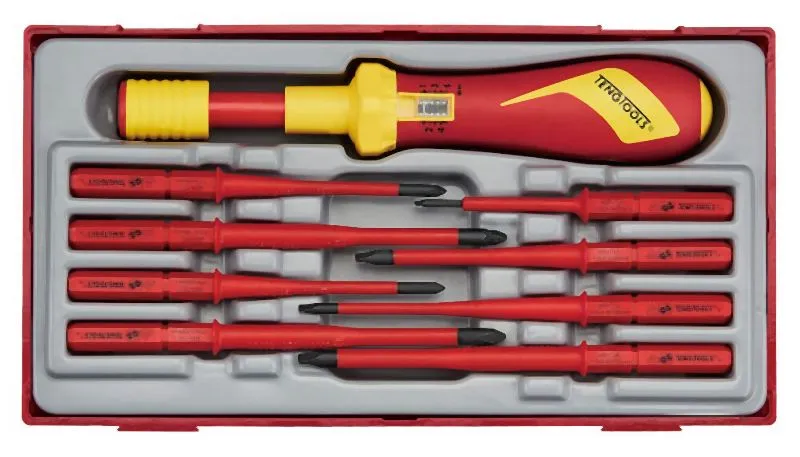 Teng Tools Jeu de tournevis dynamométriques isolés TT1 9 pièces TTVSD09 obtenir à bas prix