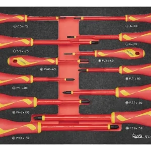 Teng Tools Jeu de tournevis isolés FOAM3 12 pièces TEFMDV12 acquérir à bas prix