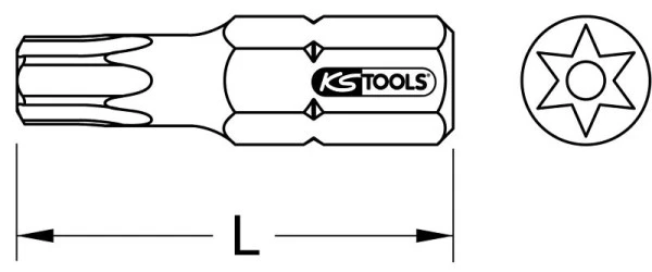 KS Tools Embout 1/4" en acier inoxydable 25 mm TB10 910.2343 prendre à bas prix