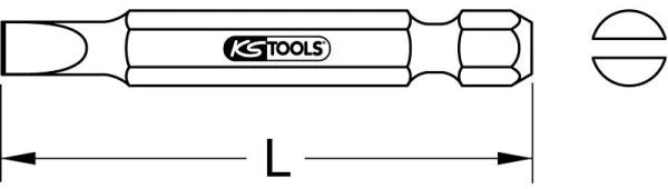 KS Tools Embout 1/4" fendu 75 mm 3 mm 911.7533 commander à bas prix