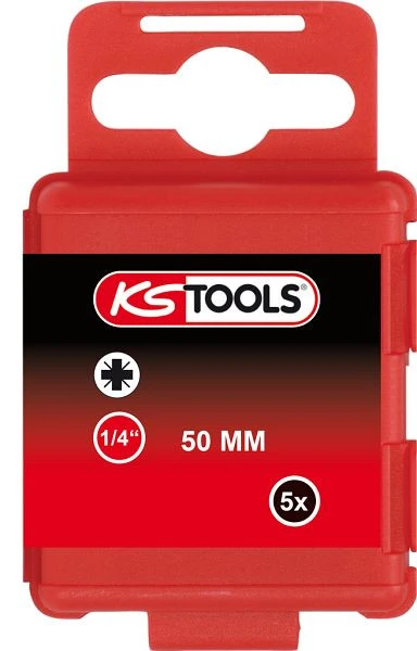 KS Tools Embout 1/4" PZ 50 mm PZ1 paquet de 5 911.2229 commander à bas prix