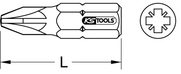 KS Tools Embout 1/4" PZ 25 mm PZ4 911.3345 se procurer à bas prix