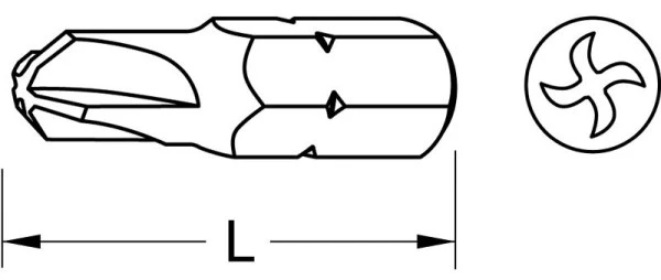KS Tools Embout 1/4" Torq-Set® 25 mm n°6 911.2901 prendre à bas prix