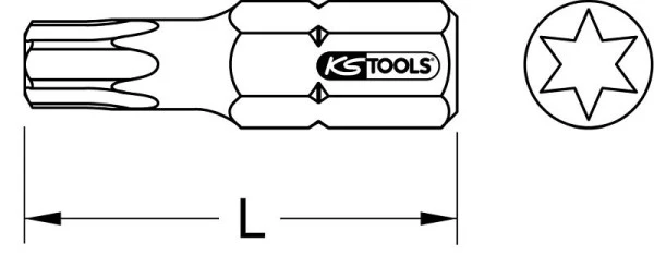KS Tools Embout Torx 10 mm 30 mm T10 930.2010 se procurer à bas prix