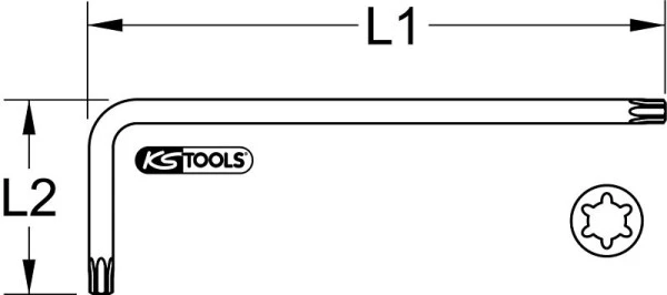 KS Tools Jeu de clés mâles Torx extra longues 14 pièces 151.4440 se procurer à bas prix