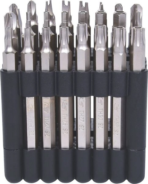 KS Tools Jeu d'embouts 1/4" 75 mm 32 pièces avec embouts de sécurité 911.7532 prendre à bas prix