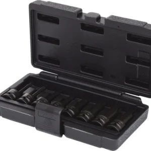 KS Tools Jeu de douilles à chocs Torx 1/2" 8 pièces T30-T80 longues 911.0901 obtenir à bas prix