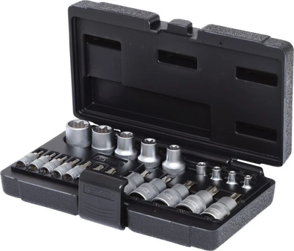 KS Tools Jeu de douilles Torx 1/4"+1/2" 21 pièces 911.4307 magasiner à bas prix