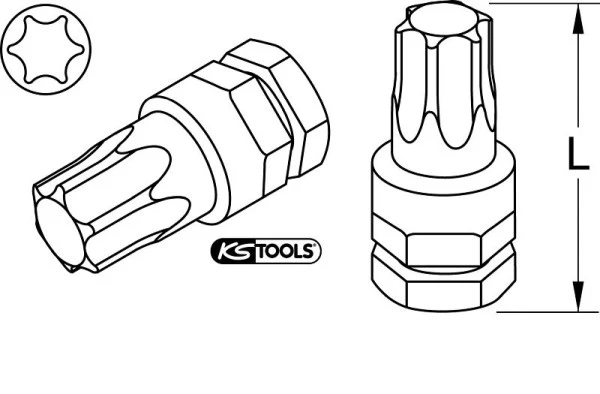 KS Tools Micro-embout Torx T10 503.8171 choisir à bas prix