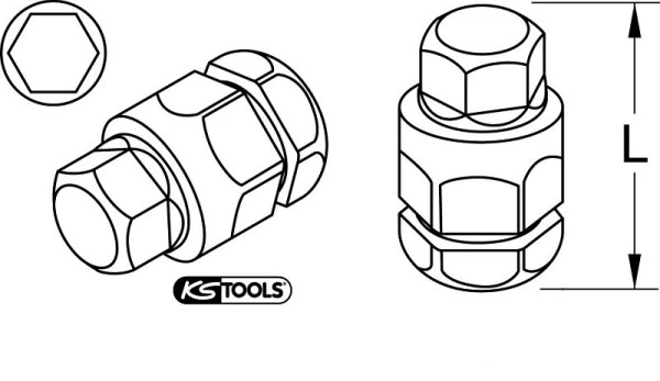 KS Tools Mini Bit Douille hexagonale 4 mm 503.8131 acheter à bas prix