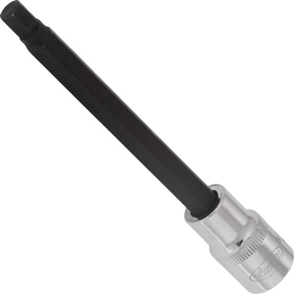 VIGOR Embout de tournevis à six pans creux carré creux 125 mm (1/2 pouce) profil à six pans creux 8 mm longueur : 140 mm l...