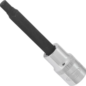 VIGOR Embout de tournevis à six pans creux carré creux 125 mm (1/2 pouce) profil à six pans creux 7 mm longueur : 100 mm l...
