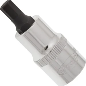 VIGOR Embout de tournevis à six pans creux carré creux 125 mm (1/2 pouce) profil à six pans creux 7 mm longueur : 55 mm lo...