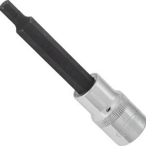 VIGOR Embout de tournevis à six pans creux carré creux 125 mm (1/2 pouce) profil à six pans creux 6 mm longueur : 100 mm l...