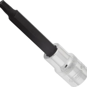 VIGOR Embout de tournevis TORX carré creux 125 mm (1/2 pouce) profil TORX interne T40 longueur : 100 mm pour fonctionnemen...