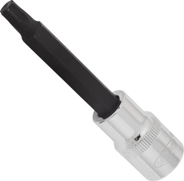 VIGOR Embout de tournevis TORX carré creux 125 mm (1/2 pouce) profil TORX interne T45 longueur : 100 mm pour fonctionnemen...
