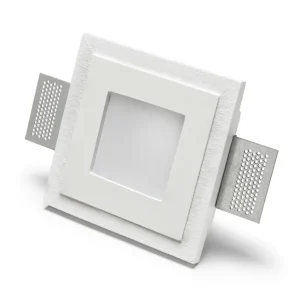 FARETTO DA INCASSO PLAFONE O DA PARETE CON DIFFUSORE VETRO 240V 10W 4178-35