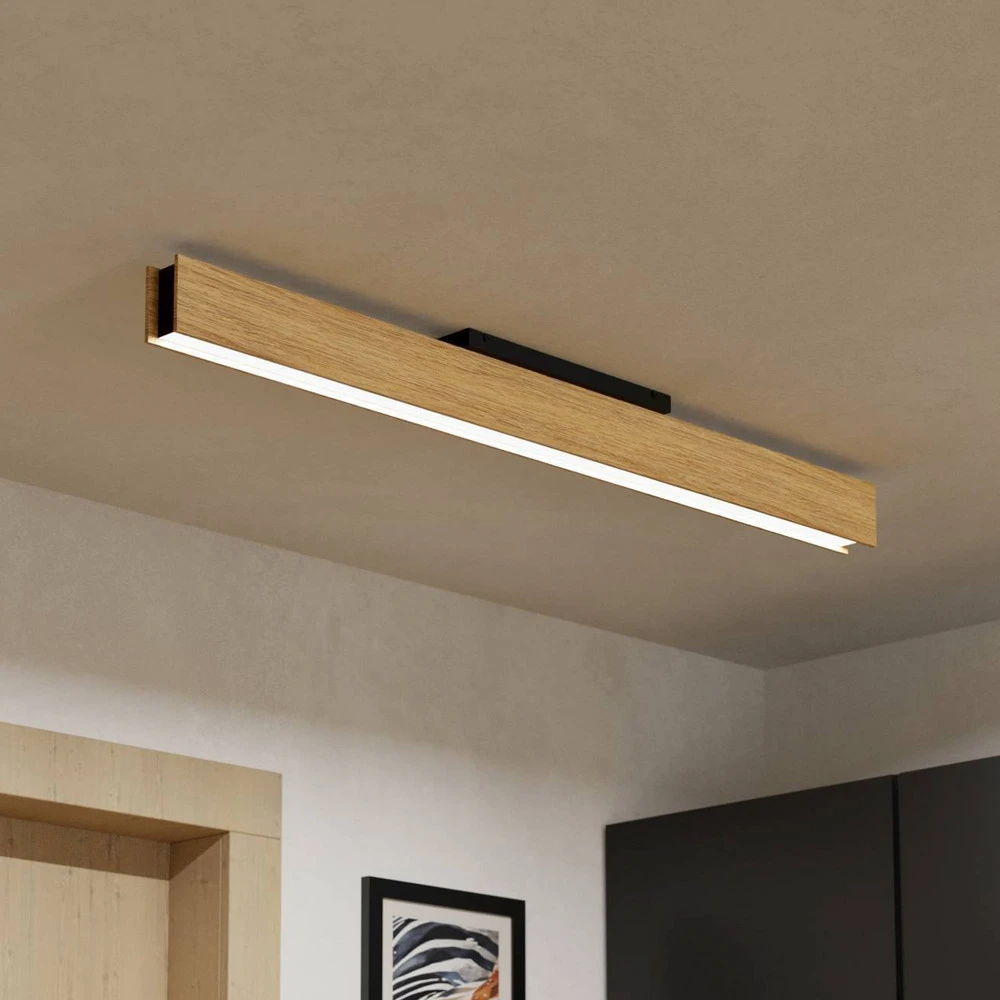 Plafonnier LED Smart-ZIG Anchorena-Z, longueur 123 cm, RVB CCT