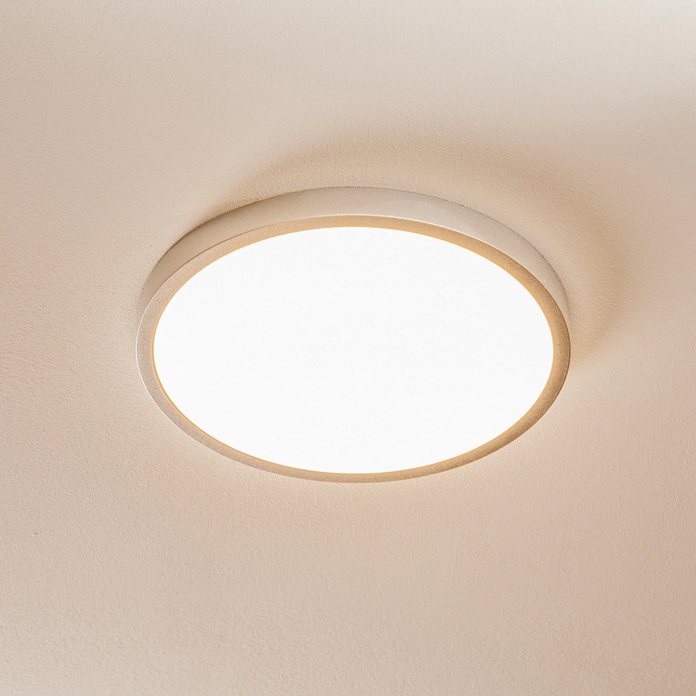 Plafonnier LED Vika, rond, titane mat, Ø 30 cm