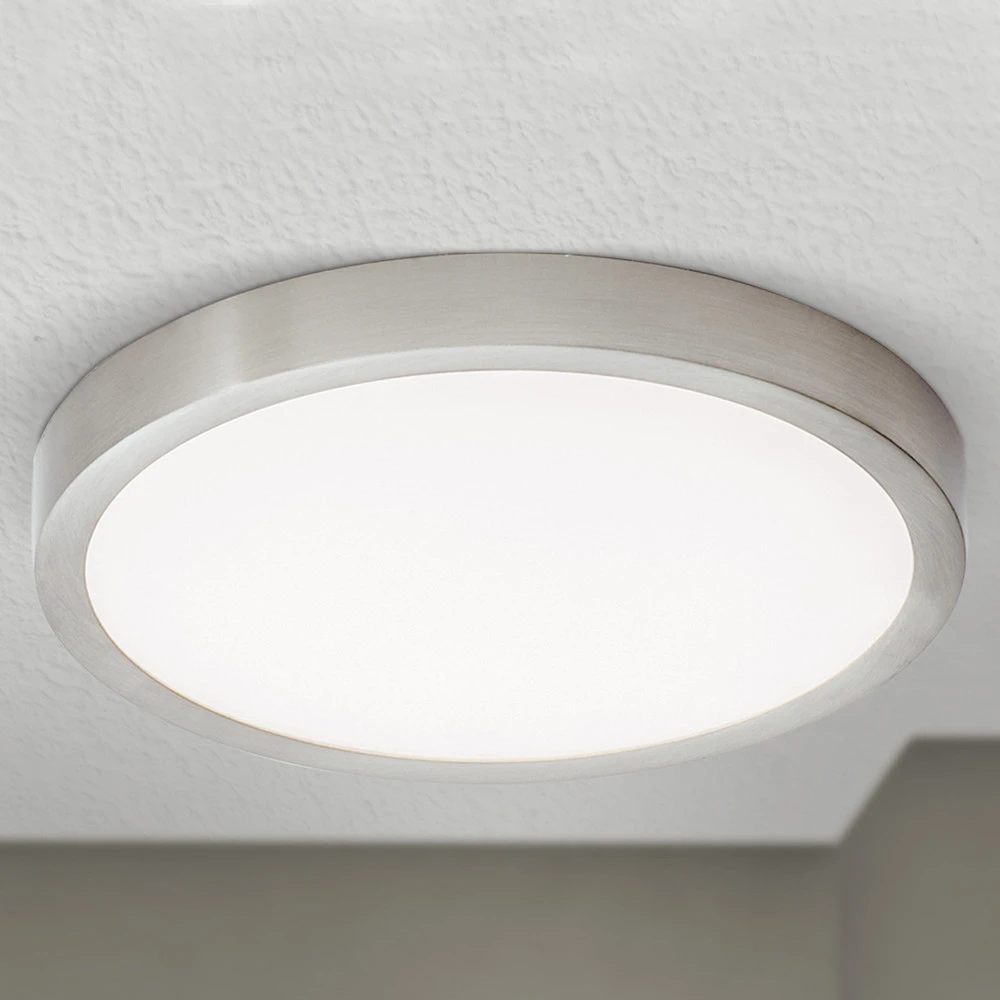 Plafonnier LED Vika, rond, titane mat, Ø 23 cm