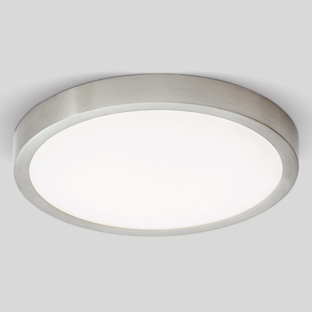 Plafonnier LED Vika, rond, titane mat, Ø 23 cm