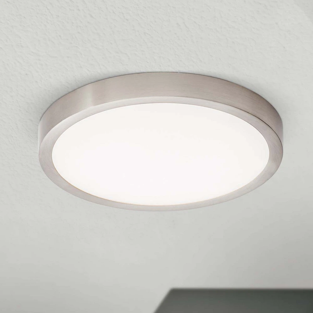 Plafonnier LED Vika, rond, titane mat, Ø 23 cm
